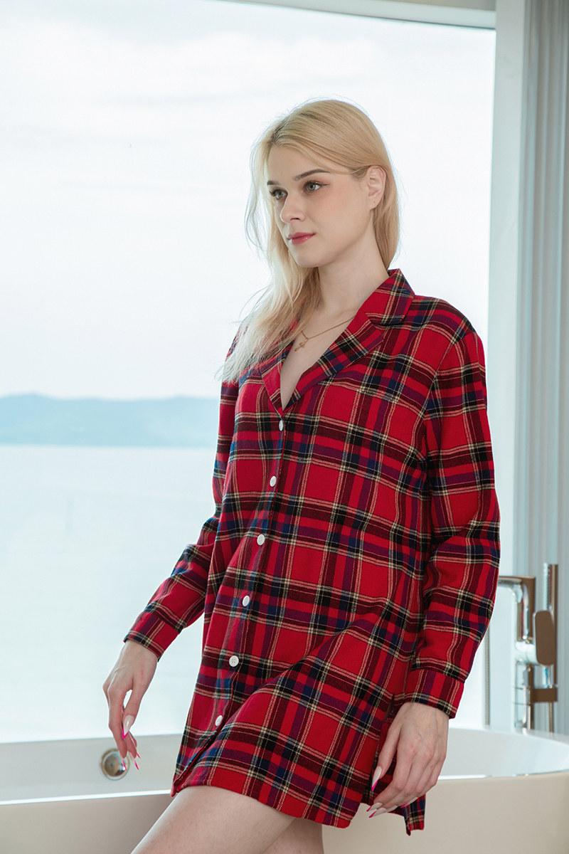 Queen's Plaid Dress Shirt