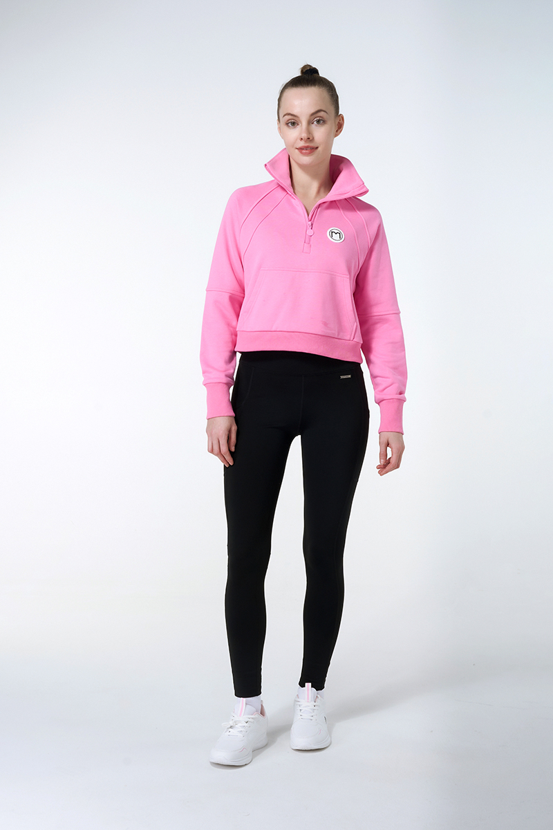 Pull Over Vrsatile Hoodies And High Wasited Legging With Side Pocket Sets